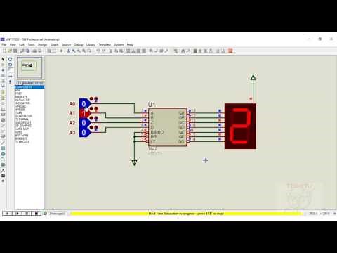Seven Segment Display & 7447 decoder