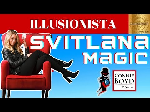 Female Magician Svitlana ILLUSIONISTA - Illusion & Stage Magic Promo