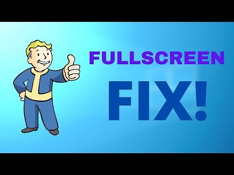 How to fix Games not going into Fullscreen on Windows 10!