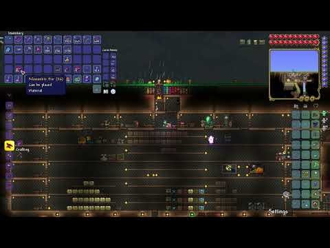 How to smelt Adamantite Ores and Titanium Ores into Bars in Terraria 1.4.4