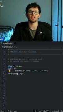 Python Basics — print() Variables & Multiple Values