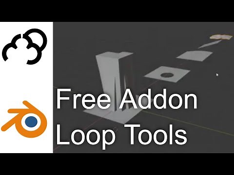 Free Blender Addon - Loop Tools
