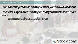 Choosing an Appropriate Speech Topic: Steps & Characteristics