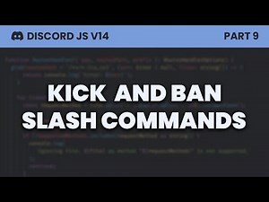 Kick and Ban Slash Commands (Discord.js v14)