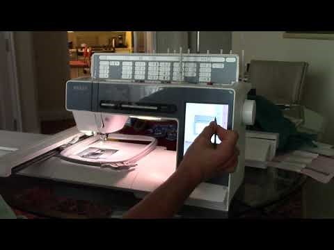 Activating Embroidery Pfaff Creative Vision