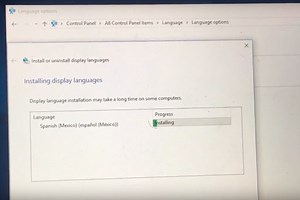 Instalar paquete  de idioma de Windows 10 offline