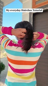 Everyday Hair Claw Tutorial ✨ Quick & Easy Hairstyle Hack #hairclaw#short