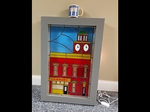 How to Make an LED Lighted Display Box for Stained Glass Panel