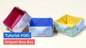 9.2K views · 70 reactions | Origami Bow Box Tutorial  Challenge:...