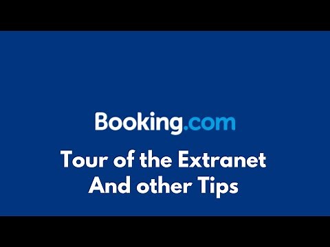 Booking.com Tour Of The Extranet - Serviced Accommodation