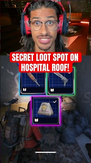 SECRET LOOT SPOT ON HOSPITAL ROOF FOR BLUEPRINTS!