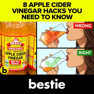 6.2K views · 107 reactions | 8 Apple Cider Vinegar Hacks You Need To Know Sources: https://pastebin.com/Uc8ary3E | Bestie | Facebook