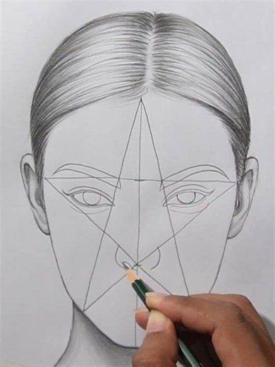 how to draw a face
