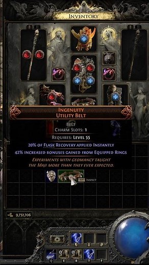 DIVINE ORBS VS INGENUITY UTILITY BELT - Path Of Exile 2 #poe2 #gaming #poe #arpg