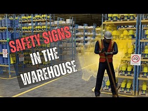 Essential Safety Signs Every Warehouse Worker Must Know! #safety #warehouse #safetysigns #hazard