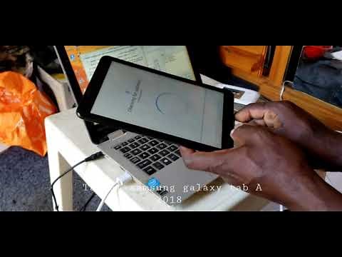 Baypass tablet samsung galaxy tab A 2018 (sm-t387v) frp/Google lock bypass Android. TFT MTP Bypass