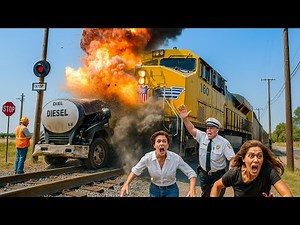 60 Deadliest Train Crashes Ever Caught on Camera - You Won't Believe | Fact Squad