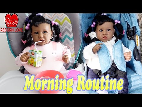 Reborn baby Morning Routine And stroller walk Reborn role play | Reborn Love
