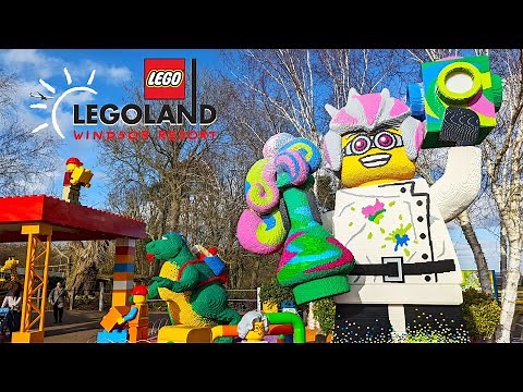Legoland Full Walkthrough | Every Area, Ride and Attraction (March 2022) [4K Ultra Wide]