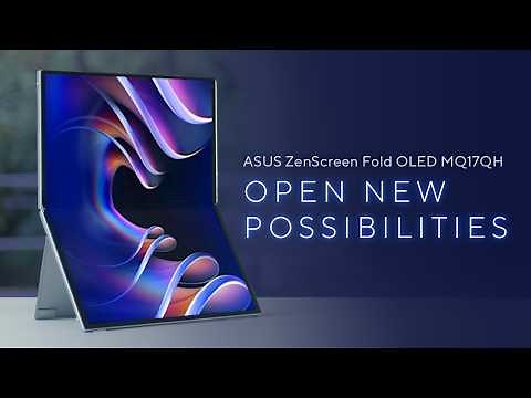 Open New Possibilities - ASUS ZenScreen Fold OLED MQ17QH Portable Display I ASUS