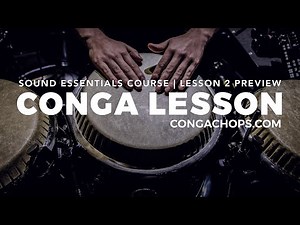 Fundamental Sound Exercise for Congas // Conga Chops