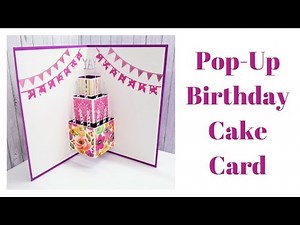 Pop Up Birthday Cake Card