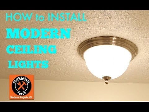 How to Install Modern Ceiling Lights