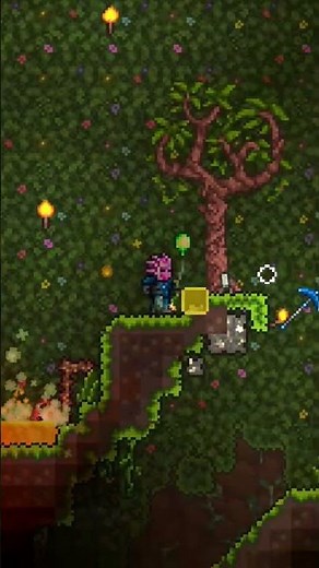here's how to get life fruit in Terraria!! #Short