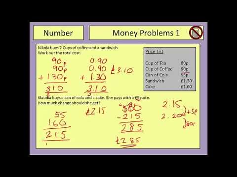 Money Problem Solving Part 1