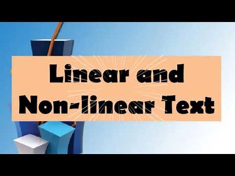 TEXTUAL AIDS IN UNDERSTANDING TEXTS / LINEAR AND NON-LINEAR TEXT