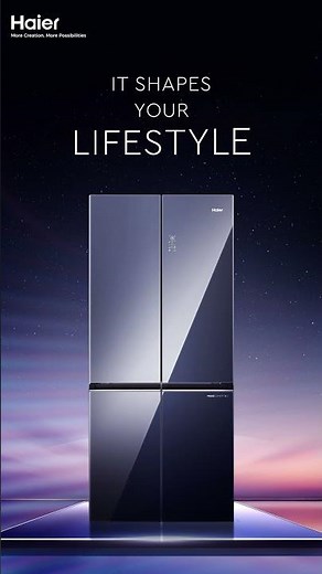 Presenting India’s ONLY 4-Door Convertible Refrigerator I Haier’s Lumière Series!