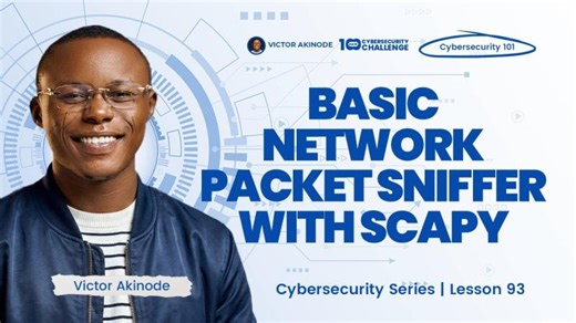 Building Network Packet Sniffer with Scapy and Victor Akinode | Paul Ukah posted on the topic | LinkedIn