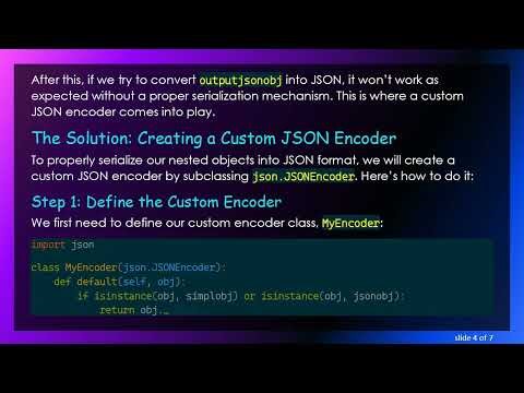 Convert Nested Python Objects to JSON