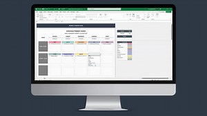 Weekly Lesson Plan Excel Template: Teacher Class Schedule (digital Download) - Etsy