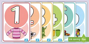 Tracing Numbers 1-10 Display Posters