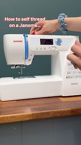 1.4K views · 4 comments | How to self-thread on a Janome Sewing Machine 淋 Start your sewing projects and crafts off smoothly with the self-threading mechanism on a Janome, the perfect way to get sewing without the fuss of threading ✂ What else do you want us to show you on a Janome? ✨ Let us know below  #SewingMachine #Needle #SewSewSew #JustSew #Janome #SewingTricks #SewingMums #justfabrics | JUST FABRICS | Facebook