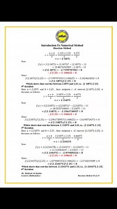 3.5K views · 33 reactions | ✨Step-by-Step Application of the Bisection Method for Root Approximation✨ ✨Illustrated Numerical Examples and Iterative Analysis of Nonlinear Equations✨ | Mathematical Muse | Facebook