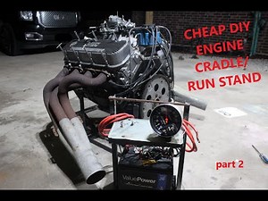 how to make a cheap low buck engine cradle/run stand (part 2)