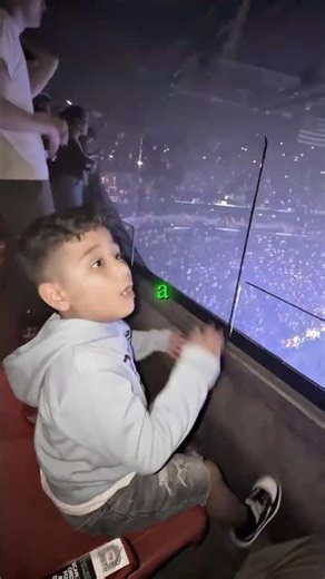 babysitter took him to a concert 😭🔥