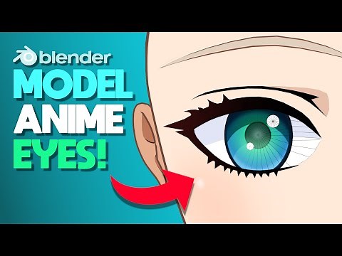 How to Create Anime Style Eyes in Blender 3D!