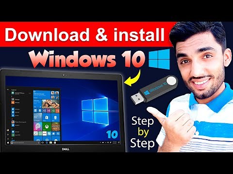How to Download and install Windows 10 from USB Flash Drive | Windows 10 installation Step By Step