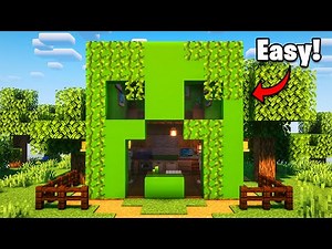 Minecraft: Creeper House for Survival | Tutorial