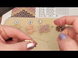 Odd-Count Peyote Stitch Chevron Bracelet Tutorial with Free Pattern