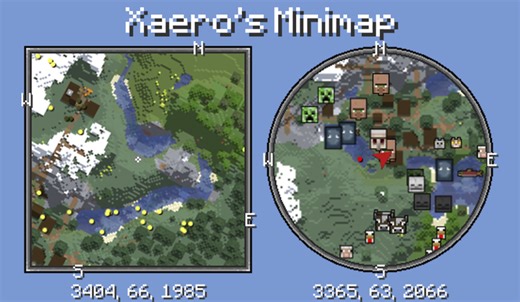 Xaero's Minimap 1.21.5 (  1.20.x, 1.19.4, 1.18.2, 1.17.1, 1.16.5, 1.12.2 and more) Minecraft Mod