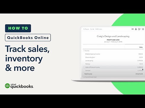 How to track what you've sold: inventory, summary reports, & more in QuickBooks Online (Tutorial)