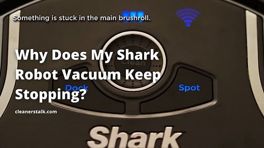 Why Does My Shark Robot Keep Stopping or Beeping? - Cleaners Talk