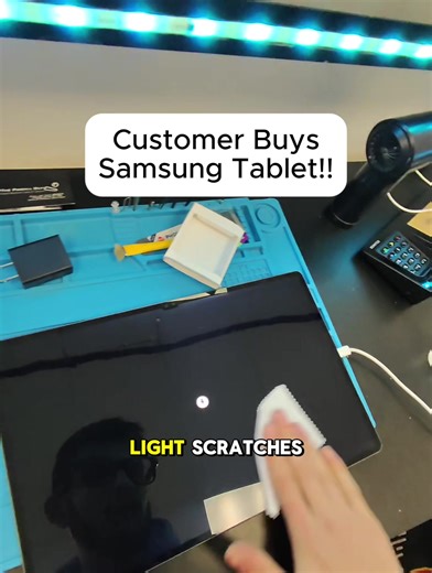 🚨Customer Buys Samsung Tablet!! Are you having a tech problem? We accept mail ins! We have a Mail-In Link that’s in our bio and we’ll bring your device back to life! 🩺💊 #phonerepair #phone #tech #phonecase #repair #