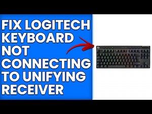 How To Fix Logitech Keyboard Not Connecting To Unifying Receiver (Simple Troubleshooting Guide)