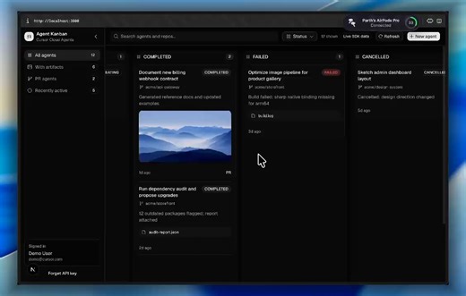 IDEであるCursorがカンバン機能を導入し、かつAgentがカンバンタスクを（たぶんきっと自動で？）ピックアップし勝手に完了させてくれる？これちょっと早く試してみたい。。