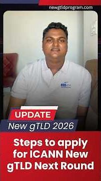 How to Apply for a New gTLD in 2026 (Step-by-Step Guide) #icann #newgtld #TLD #domain #domainnames